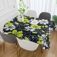 thumbnail image 2 of Yayeee Tablecloths 60" x 120" Rectangle Wrinkle Resistant Party Table Cover, White Flower Pattern, 2 of 8