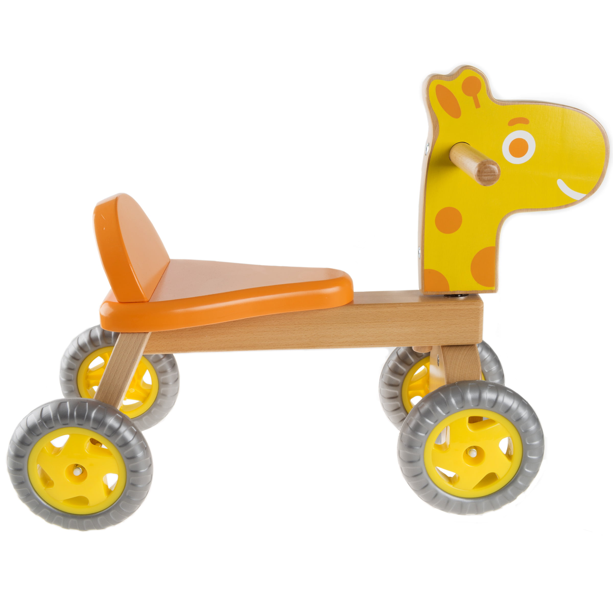 Nicko NIC853 Giraffe Children's Kid's Yellow Wooden Balance Bike 2-5 Years 