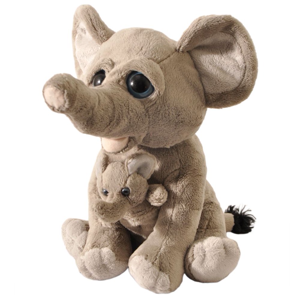 Elephant Pocketz 10 inch Stuffed Animal by The Petting Zoo (415524