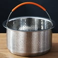thumbnail image 4 of Stainless Steel Vegetable Food Steamer Basket Pressure Cooking Kitchen Tool, 4 of 9