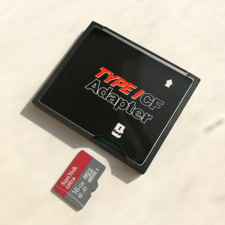 Memory Card Reader Adapter Micro SD TF CF Micro SDHC to Compact Flash Type