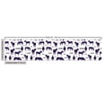 thumbnail image 3 of Ambesonne Zebra Fabric by the Yard Upholstery, Silhouette of African Animals, 10 Yards, Violet Charcoal Grey, 3 of 5