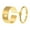 Gold, variant on Geometric Lightning Ring Set: Adjustable Opening, 2-Piece Alloy Rings, Unisex Design, Electroplated Finish