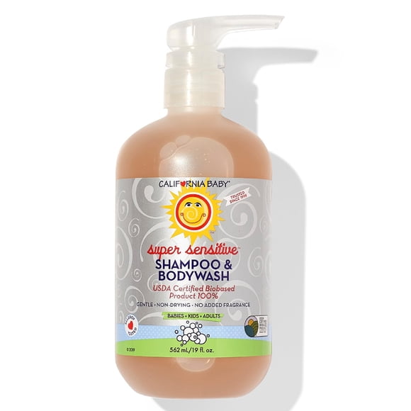 Champú y gel de baño California Baby Super Sensitive 562 ml
