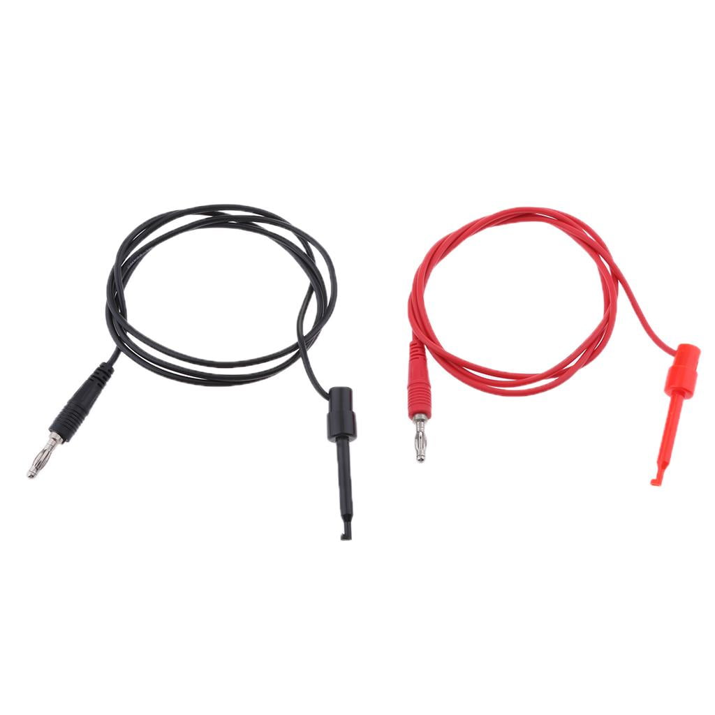 1x Wire Hook Clip Electronic Test Probe Grabber Connector 1M - Walmart.ca