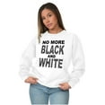 thumbnail image 3 of No More Black and White Zebra Print Women Plus Size Crewneck Sweatshirt Brisco Brands 2X, 3 of 5