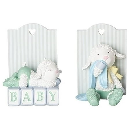 Set Of 2 Gina Freehill Children S Nursery Baby Lamb Bookends 5 Set Of 2 Gina Freehill Children S Nursery Baby Lamb Bookends 5