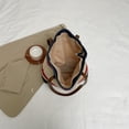 thumbnail image 2 of Bolso Hombro Paja para Mujer Playa Verano Con Colores Mano () Azul, 2 of 6