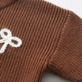 thumbnail image 5 of FYDUU Baby Girls Sweaters Winter Knitwear Embroidered Bow Knit Pullover Toddler Kids Soft Warm Sweater Casual Tops Adorable Trendy 3-6 Months, 5 of 7