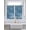 Blue, variant on Vintage Blue 2 Panel Kitchen Curtains for Windows, Modern Abstract Art Ombre Bathroom Privacy Curtain, Home Décor Window Treatment for Bedroom/Living Room 55"x45"