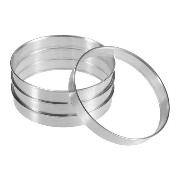 Unique Bargains 4pcs OD 67.1mm to ID 66.6mm Aluminum Alloy Vehicle Hub Centric Rings Wheel Bore Center Spacer