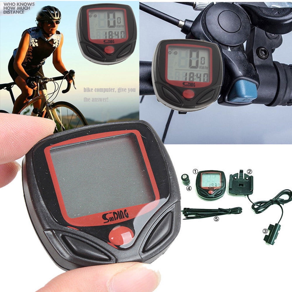 Waterproof Bycicle Odometer Bike Tachometer Digital LCD Display Speedometer NEW 