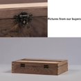 thumbnail image 3 of GFDYREE Furniture Hasp Latch Antique Style Lock Decorative Cabinet Jewelry Box Mini Clasp with Screws 12 Sets, 3 of 5