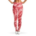 thumbnail image 2 of Wagyu Beef Meat Print Leggings, Bee Sexy Yoga Leggings For Women., 2 of 5