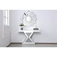 thumbnail image 4 of Elegant Decor Modern 47" Triangular Panel Crystal Mirrored Accent Console Table, 4 of 4