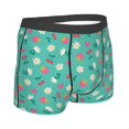 thumbnail image 2 of KLL Cherry Strawberry Floral Men's Cotton Boxer Briefs Underwear-XX-Large, 2 of 8