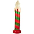 thumbnail image 5 of Northlight Lighted Striped Candle Blow Mold Outdoor Christmas Decoration - 40", 5 of 7
