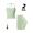 Green, variant on Girony Women Halter Tank Yoga Outfit Set, Square Neck Workout Cami Top & High Waist Athletic Biker Shorts, Soft Stretch Activewear for Gym Fitness