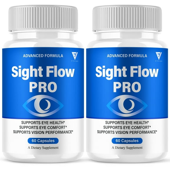 (2 Pack) Sight Flow Vision Capsules, SightFlow Advanced Eye Sight and Vision Formula (120 Capsules)