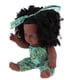 thumbnail image 5 of Muñeca Afroamericana de Vinilo CUTICAT Realista con Ropa Y Diadema de Cumpleaños, 5 of 7