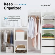 Clearware, 3 Gallon XL Storage Bags With Zipper seal, 16 x 18in - Reusable, BPA-Free, Clear - 12 pack