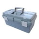 thumbnail image 5 of Caja de almacenamiento portátil organizadora caja de herramientas de 16 pulgadas de gran capacidad para oficina y hogar Gris, 5 of 9