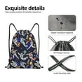 thumbnail image 6 of Kdxio Astronauts in sport Print Drawstring Backpack Bag,Waterproof Draw String Back Sack, Gym Drawstring Bags Swim Bag For Unisex, 6 of 9