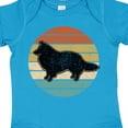 thumbnail image 4 of Inktastic Sheltie Dog Retro Sunset Boys or Girls Baby Bodysuit, 4 of 5