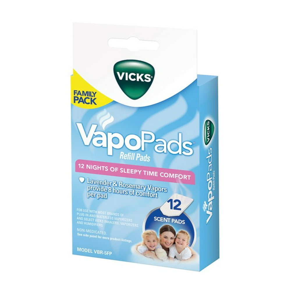 Vicks Pediatric VapoPads 12 Pack, VBR5FP