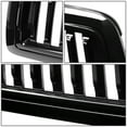 thumbnail image 4 of DNA Motoring GRF-OH-008-T3 For 2009 to 2012 Dodge Ram 1500 Glossy Badgeless Vertical Slat Fence Style Front Bumper Grille Grill 10 11, 4 of 6