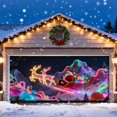 thumbnail image 5 of Huanglei Glow In The Dark Garage Banner Light Up Holiday For Indoor Outdoor Festive Party Sign With LED String Lights, 5 of 5