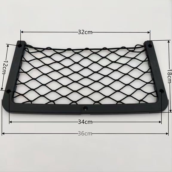 Car Seat Back Storage Rack Auto Mesh Storage Net Bag For Rv Truck Bus Camper