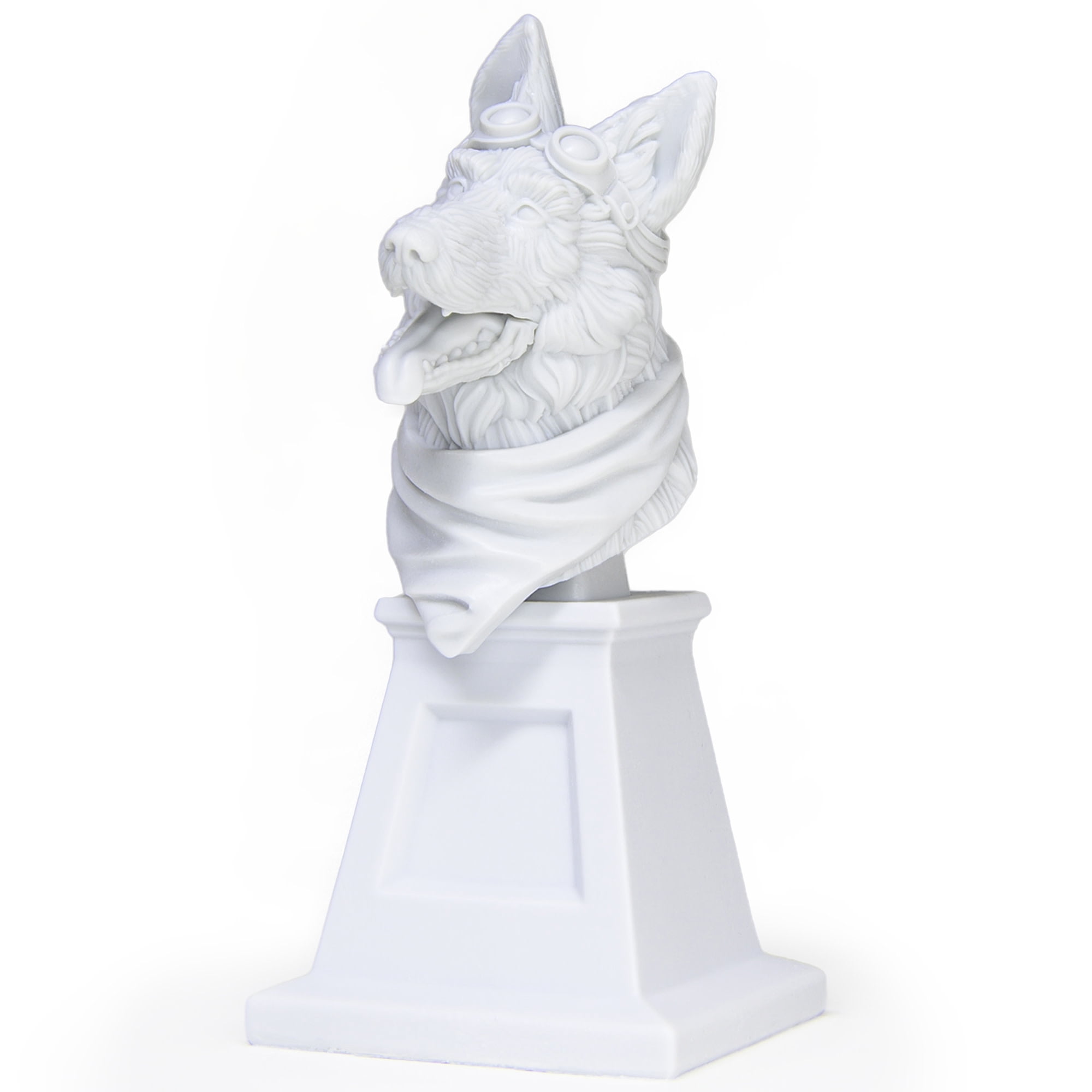 Fallout: Painter's Bust - Dogmeat - 1:12 Scale Character Miniature, Figure & Display Stand, Unpainted, Multi-Part Resin, Licensed Collectible Model