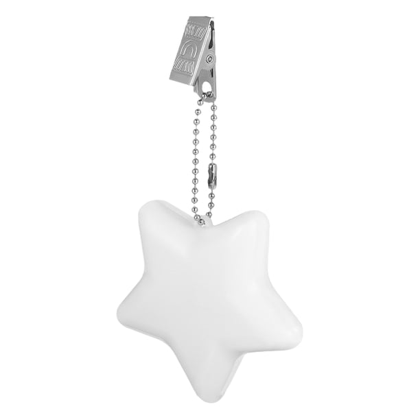 Injueey La lámpara de llavero sensible al tacto ilumina la vida con una luz de inducción táctil de activación táctil fácil Iluminación novedosa estrella de cinco puntas