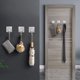 thumbnail image 5 of Paquete de 5 ganchos de pared de acero inoxidable, autoadhesivos, impermeables, sin perforación, toallero para baño, cocina, oficina, etc. (forma de J), 5 of 5