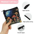 thumbnail image 7 of SEANATIVE Mushroom Sanitary Napkin Storage Bag Moon Butterfly Feminine Period Kit Bag for Women Ladies Aesthetic Mini Cosmetic Bag for Purse Sanitary Napkin Bag Set of 2, 7 of 7