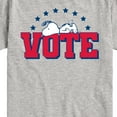 thumbnail image 3 of Peanuts - Vote Snoopy - Toddler & Youth Short Sleeve Graphic T-Shirt, 3 of 6