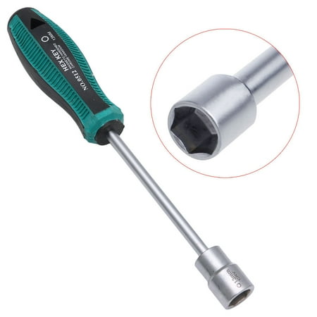 

SIEYIO Metal Socket Driver Wrench Screwdriver Hex Nut for Key Nutdriver Hand Tool 13mm