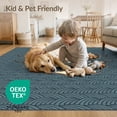 thumbnail image 4 of ODIKA 5'x7' Washable Area Rug Easy Care, Non-Shedding, Pet Friendly, Sea Monster Kraken Doormat Ocean Waves Crossed Anchors Design for Small Living Room, Bedroom, 4 of 7