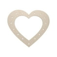thumbnail image 2 of Unfinished Wooden Wreath Heart Shape Rings Crafts Hanging Floral Hoop Garland Wood Wreath Frames For Home Decor，A Wreath Frame, 2 of 8