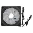 thumbnail image 1 of 140x140x25mm ARGB Chassis Fan,CPU Cooler Synchronized Light Quiet Heat Dissipation Cooling Fan for CPU Cooler Heat Sink PC Case, 1 of 7