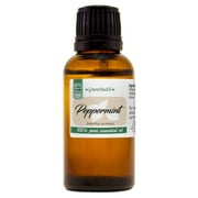 Peppermint Essential Oil - 1 fl oz (30 ml) Glass Bottle w/ Euro Dropper - 100% Pure Essential Oil by GreenHealth
