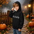 thumbnail image 4 of hengsof Girls Halloween Warm Hoodie Kids Print Pullover with Pocket Toddler Fall Winter Long Sleeve Sweatshirt 3-14Years, 4 of 8