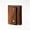 Brown, variant on Compact Leather Trifold Wallet for Men - Slim Full Grain Leather Card Holder with Coin Pouch