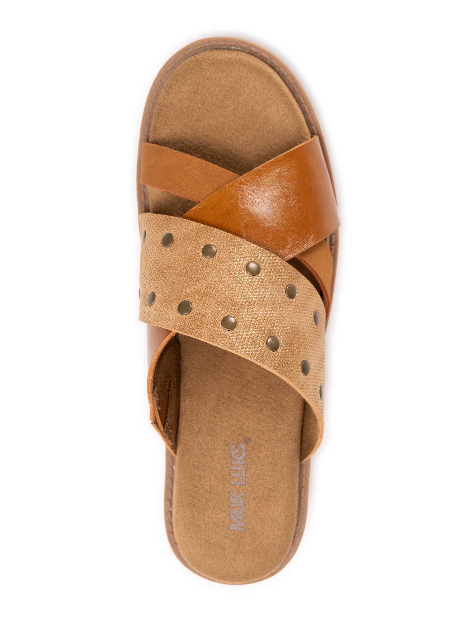Muk Luks Women's Venizia Studded Comfort Sandals