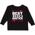 thumbnail image 3 of Inktastic Best Big Sister Girls Long Sleeve Toddler T-Shirt, 3 of 5