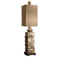 thumbnail image 2 of Uttermost Andean Layered Stone Buffet Lamp in Ivory and Brown, 2 of 2