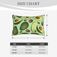 thumbnail image 6 of Daiia Avocado With Seeds Bedding Waterproof Pillow Protector Zippered Queen – Bed Bug Proof Pillow Encasement-14"x20", 6 of 9