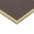 thumbnail image 3 of Bloque de lijado de 80 grano 4.7" x 3.9" x 0.4" esponja de lijado marrón 3 paquetes, 3 of 5