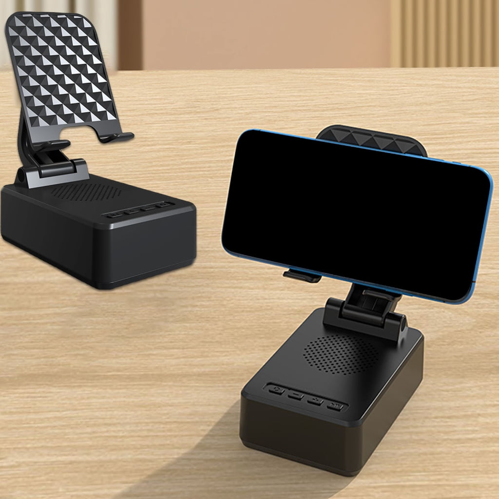 WINDLAND Foldable Phone Stand Speaker Surround Sound Rotation Stable Base for Phones Video Watch Home Outdoor Travel